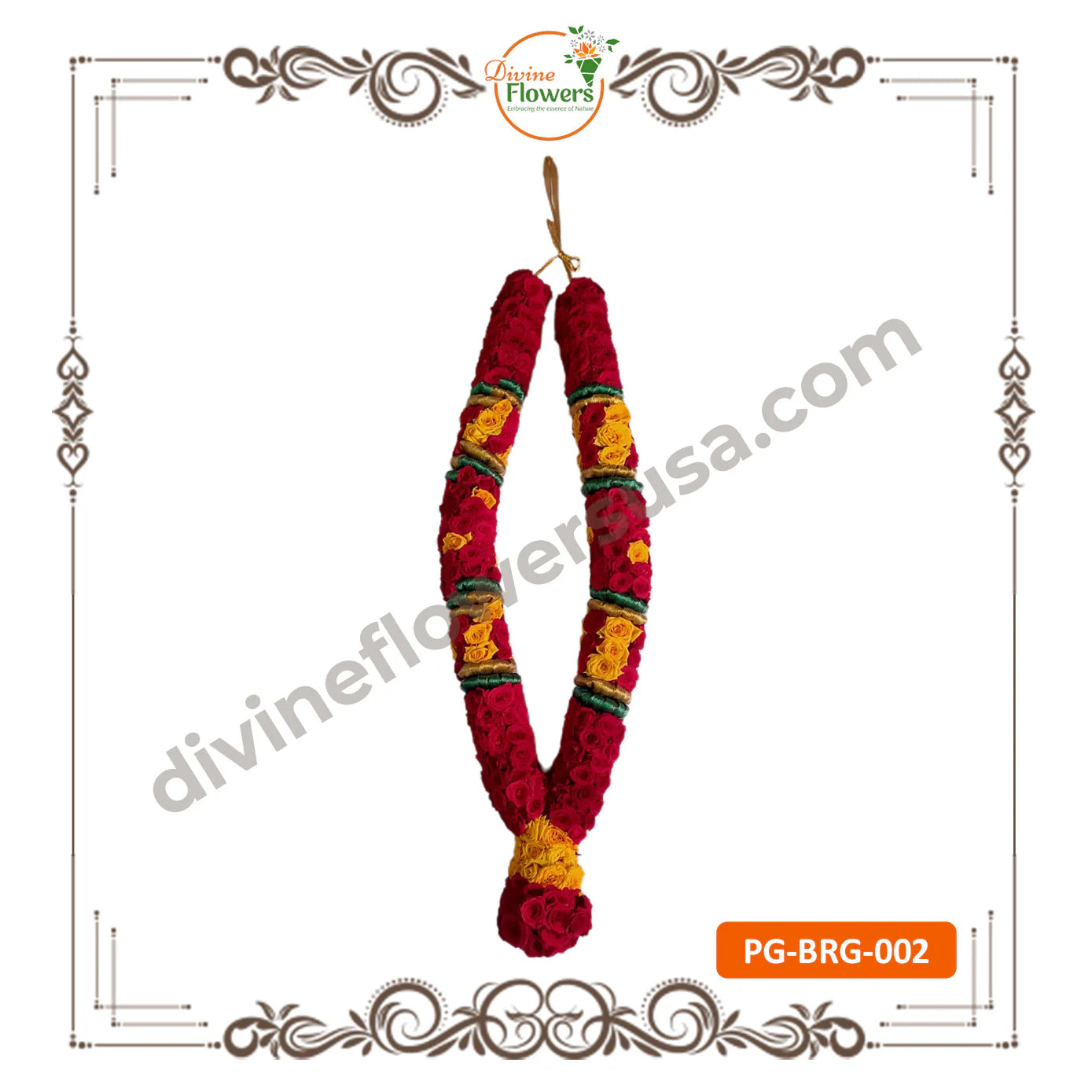 Button Rose Garlands (PG-BRG-002)