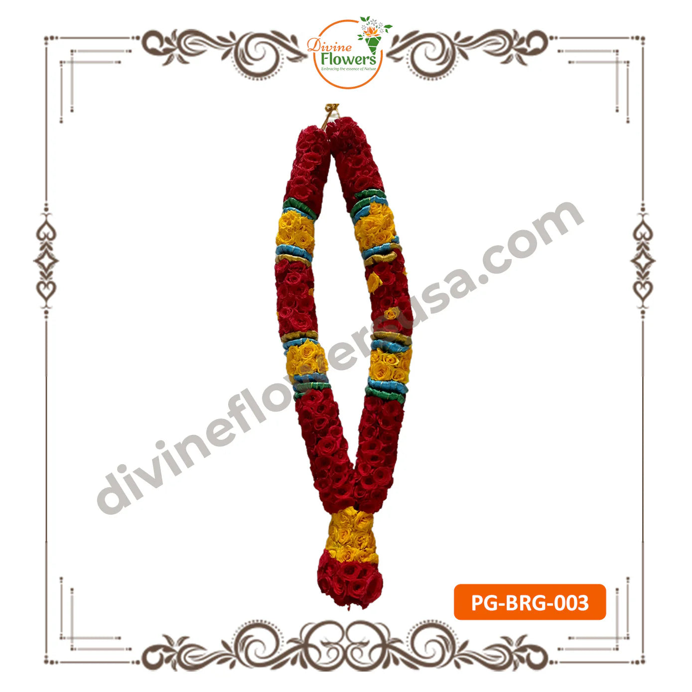 Button Rose Garlands (PG-BRG-003)