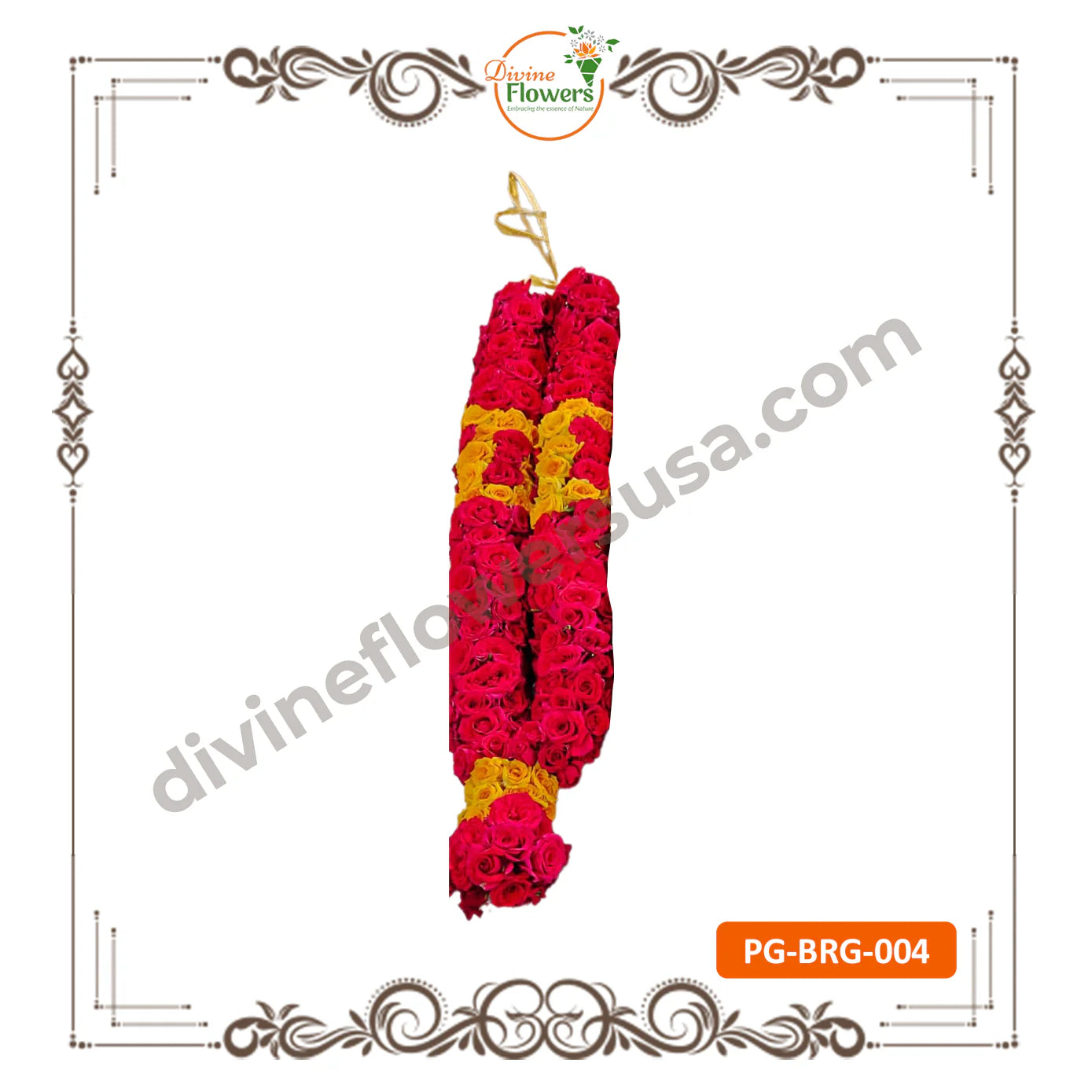 Button Rose Garlands (PG-BRG-004)