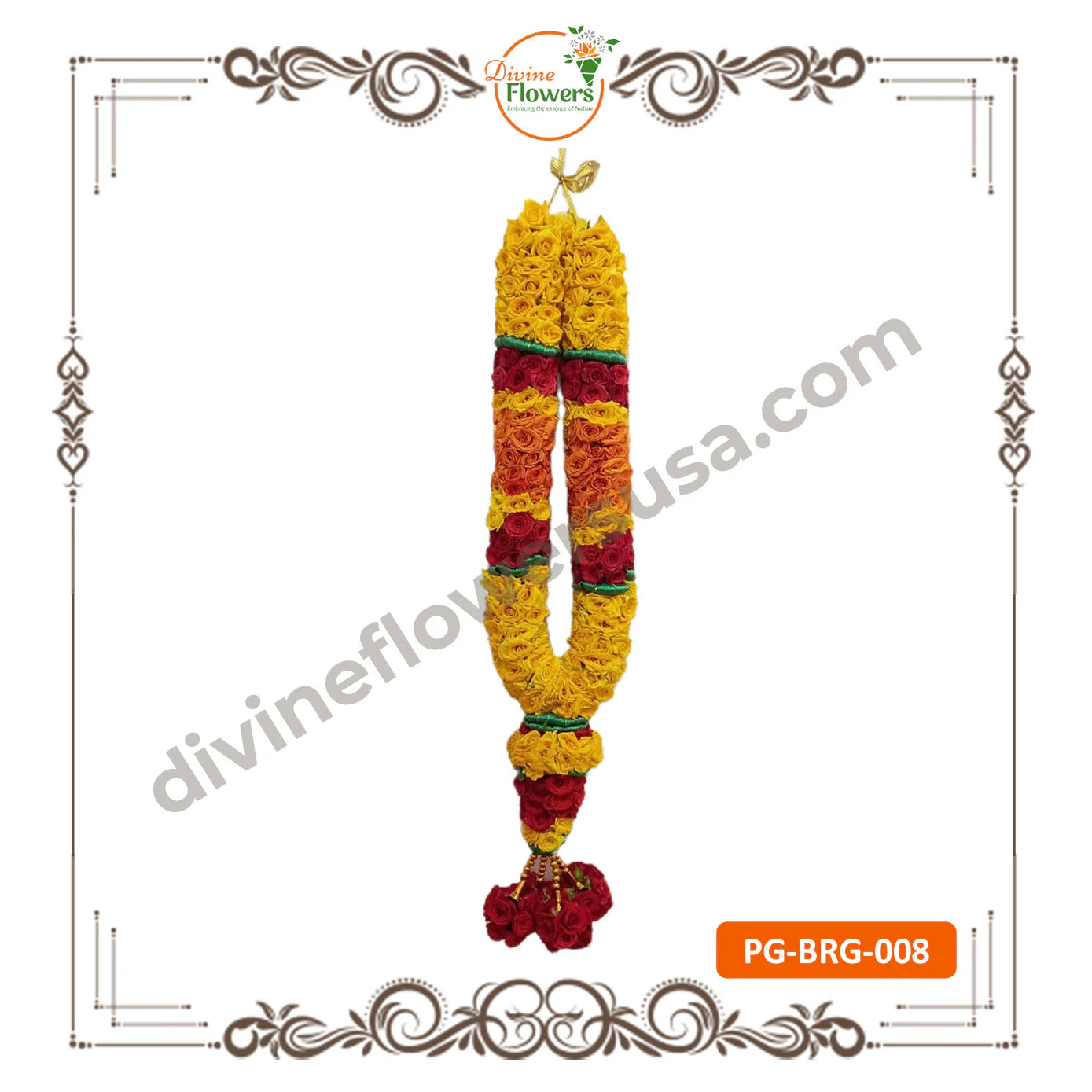 Button Rose Garlands (PG-BRG-008)
