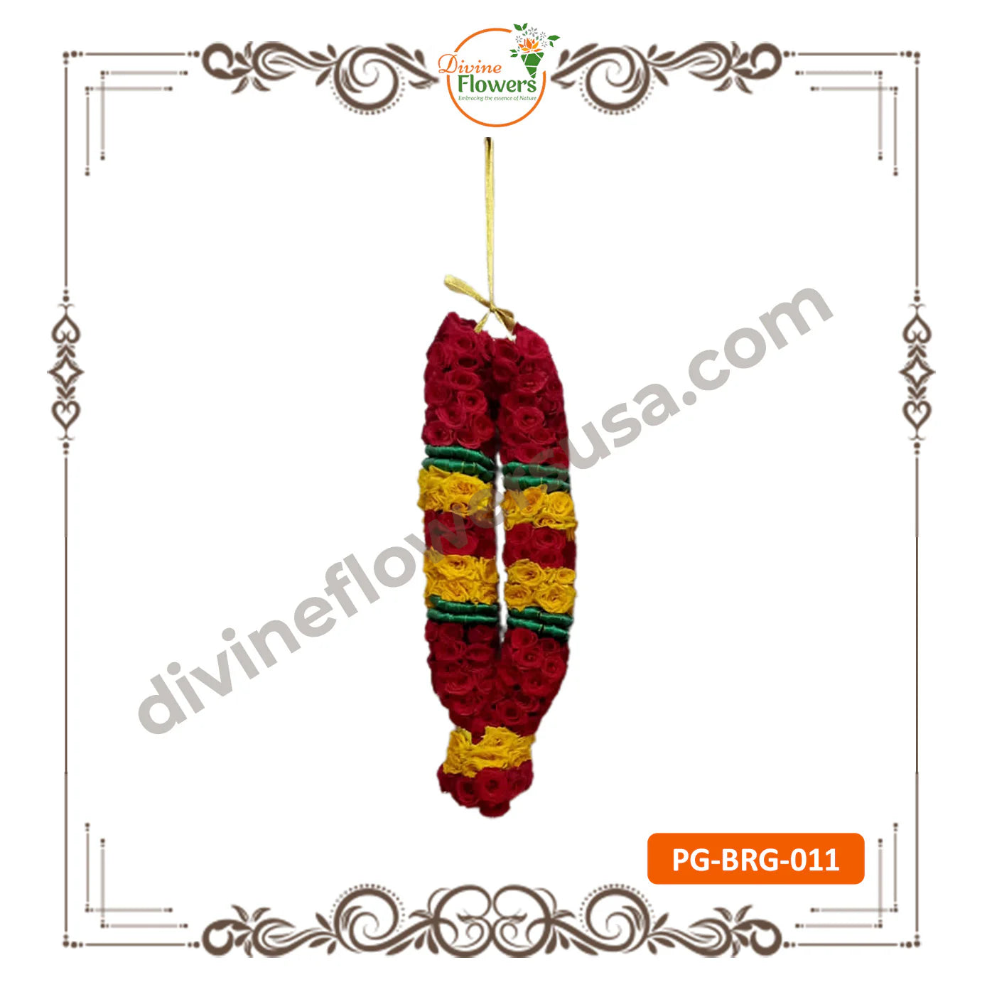 Button Rose Garlands (PG-BRG-011)