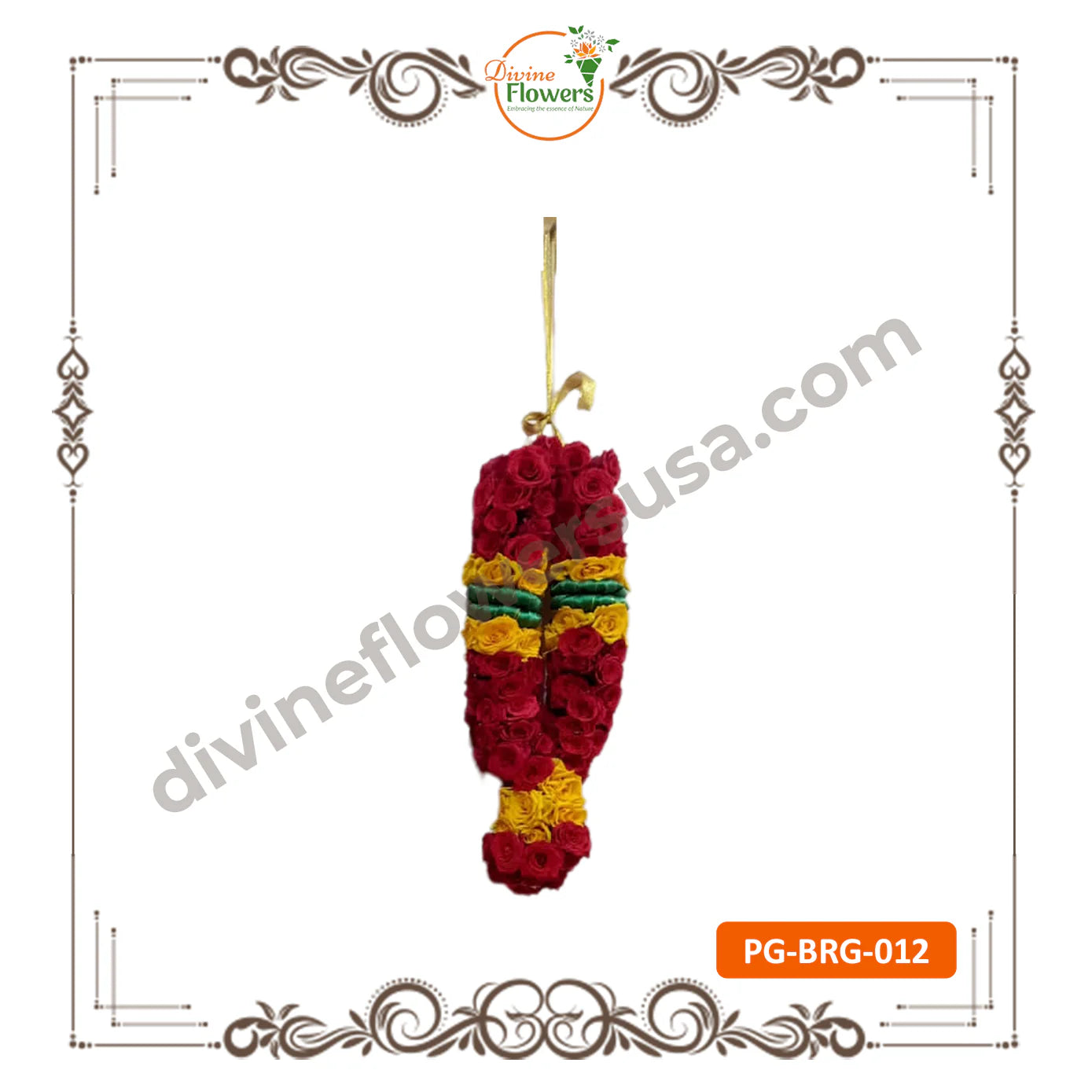 Button Rose Garlands (PG-BRG-012)