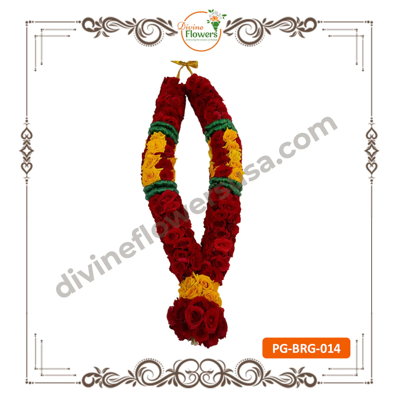 Button Rose Garlands (PG-BRG-014)