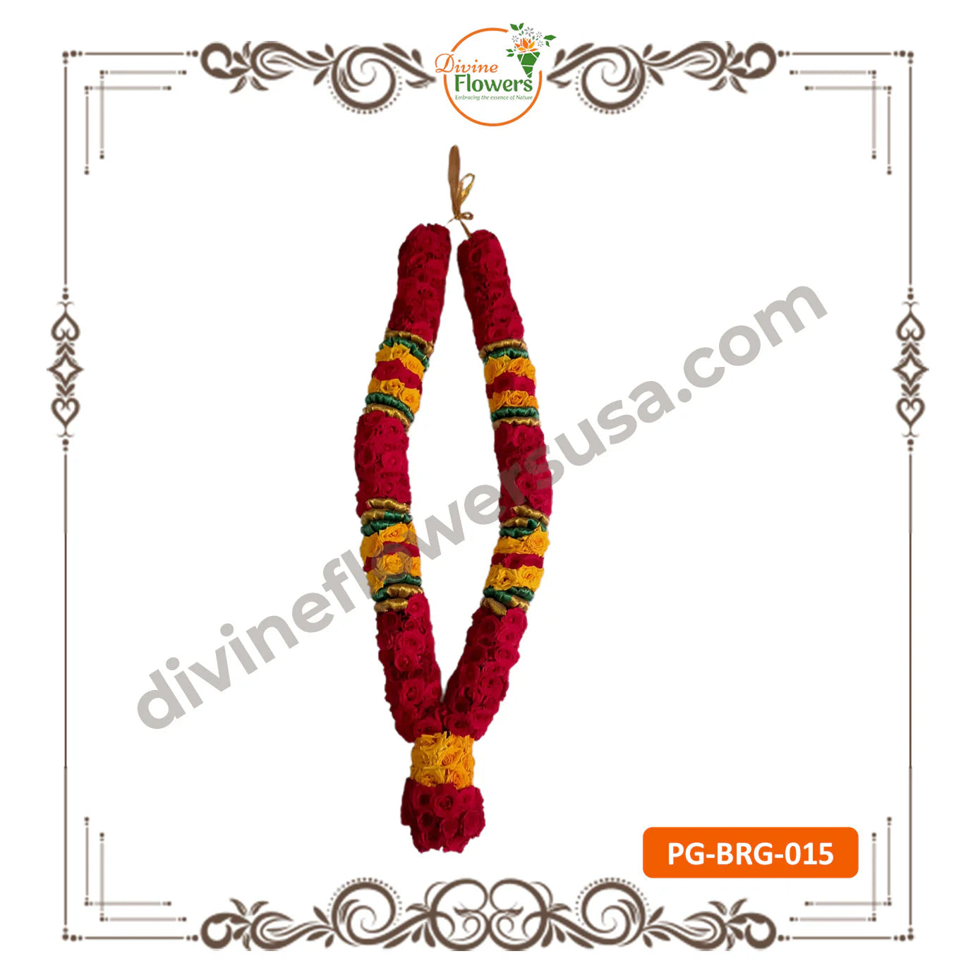 Button Rose Garlands (PG-BRG-015)