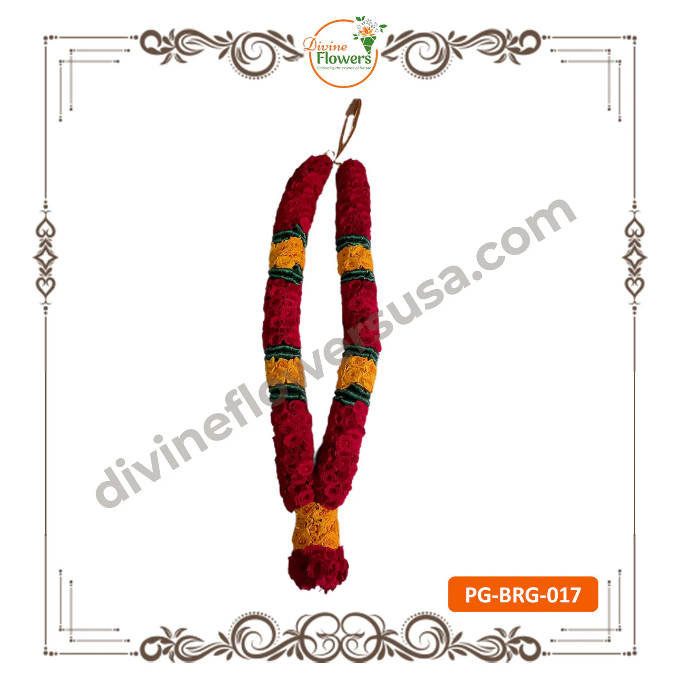 Button Rose Garlands (PG-BRG-017)