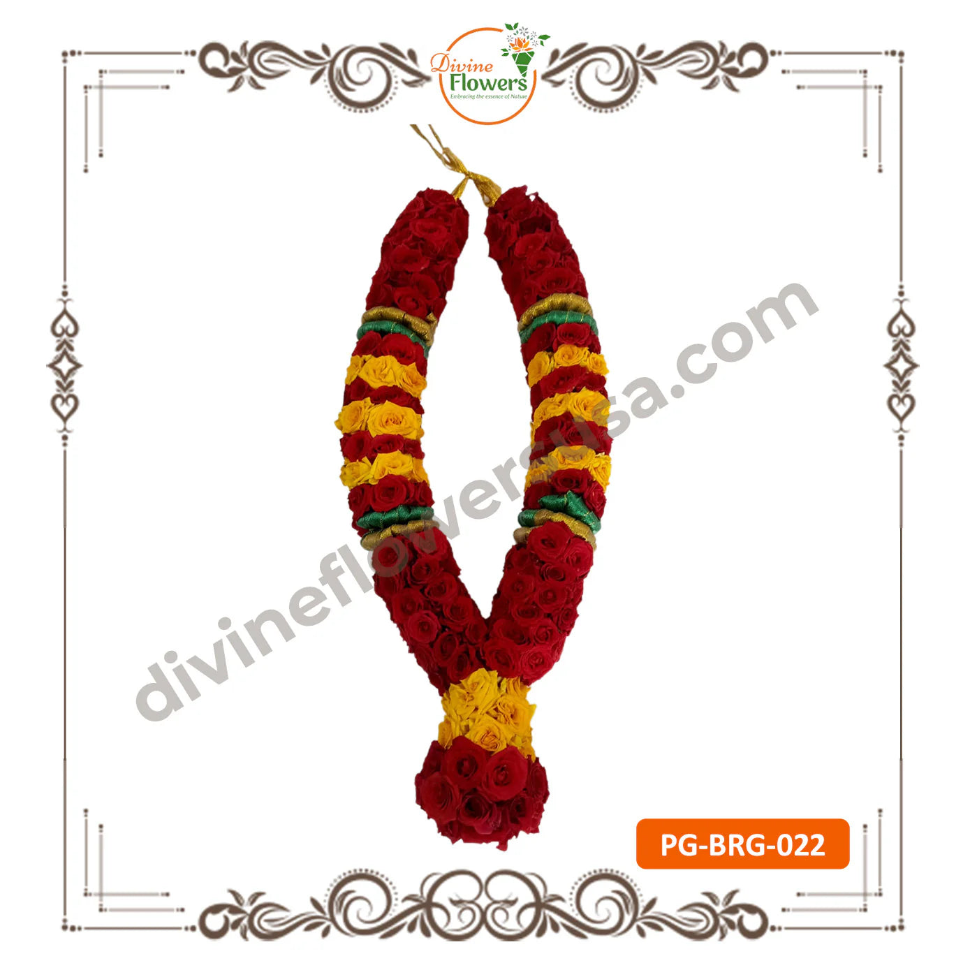 Button Rose Garlands (PG-BRG-022)