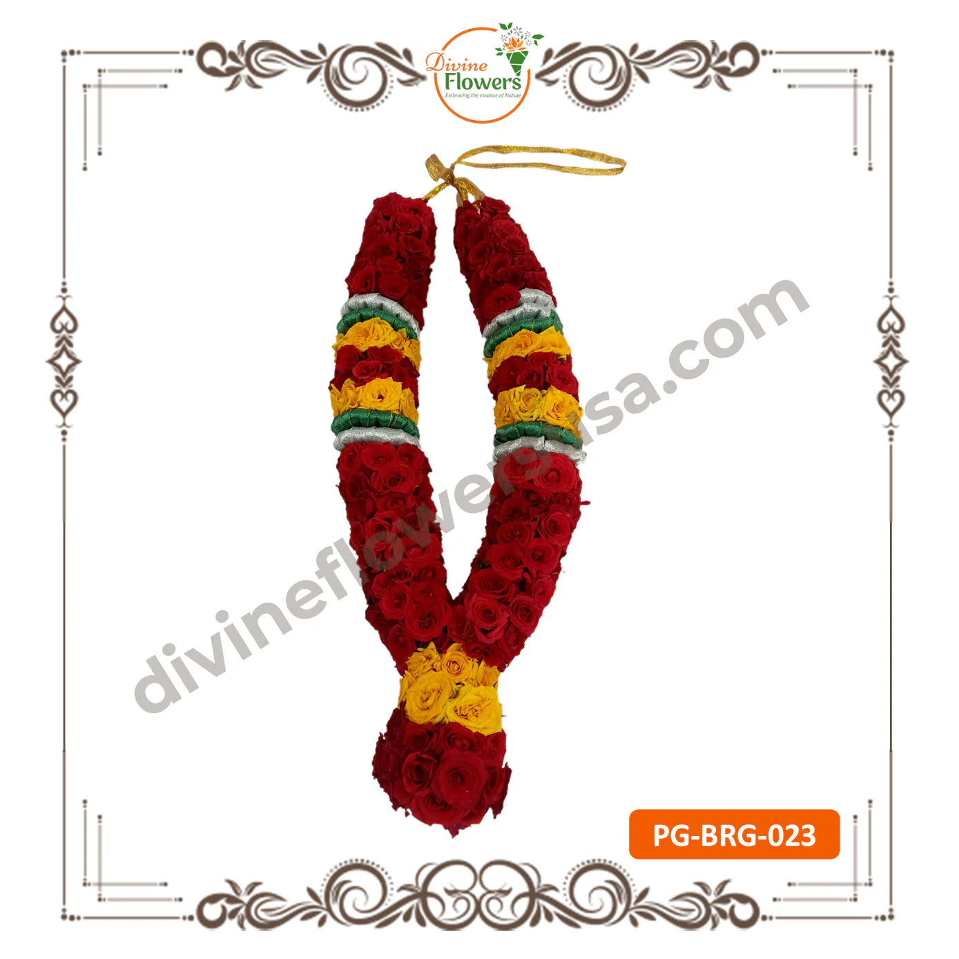 Button Rose Garlands (PG-BRG-023)