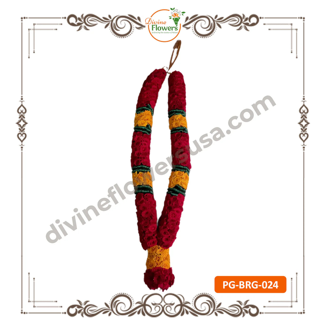 Button Rose Garlands (PG-BRG-024)