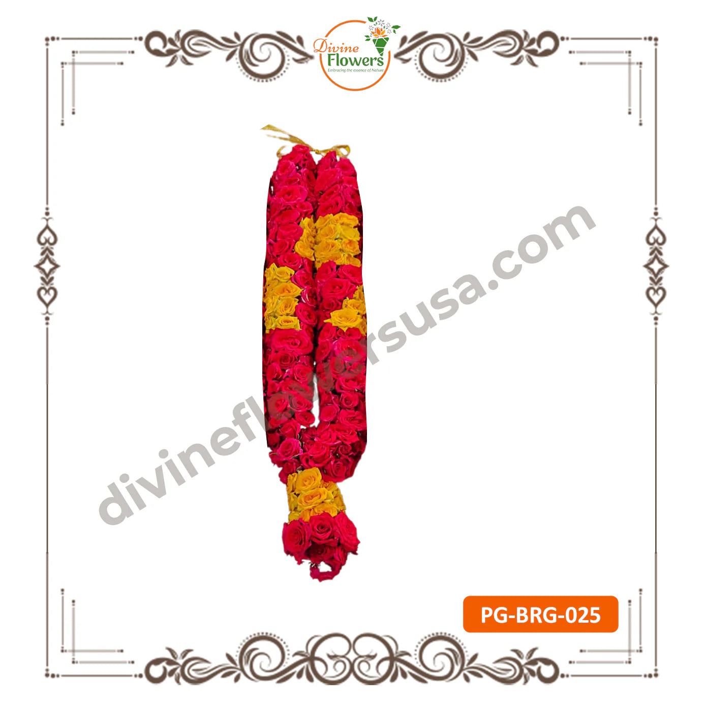Button Rose Garlands (PG-BRG-025)