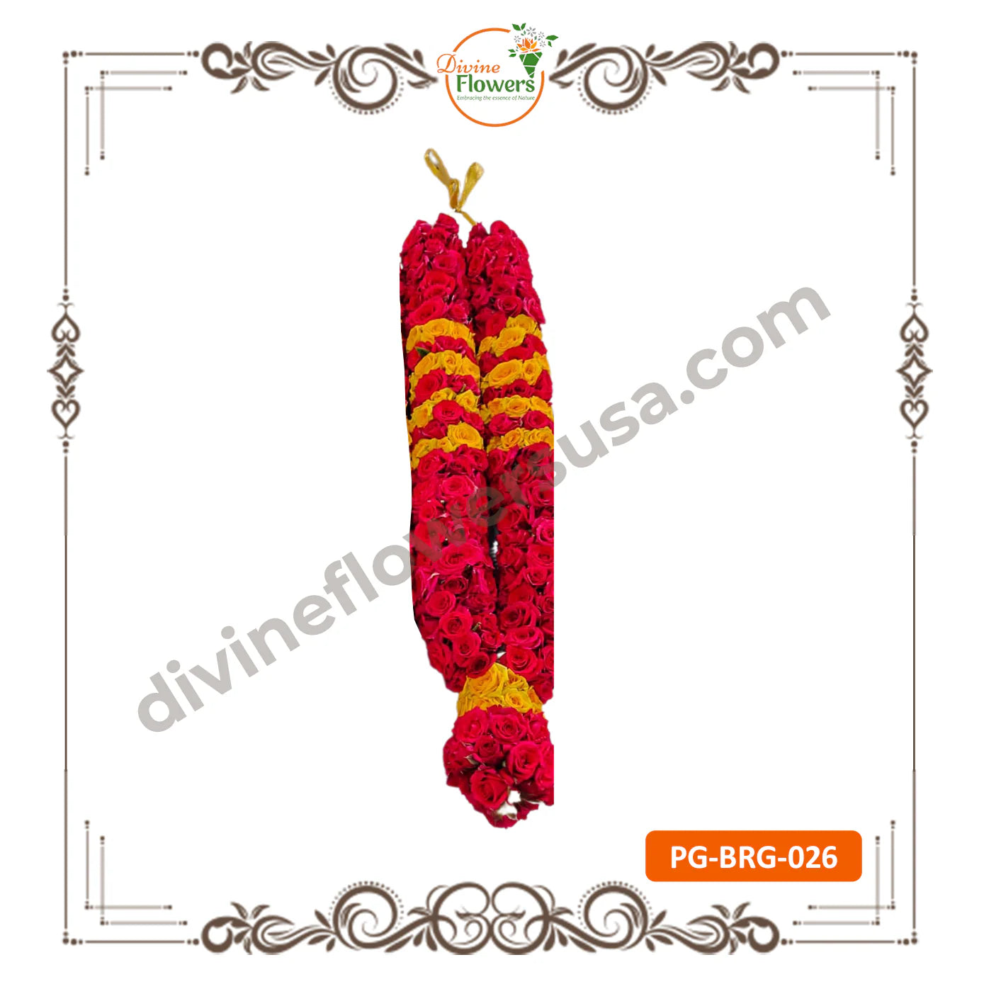 Button Rose Garlands (PG-BRG-026)