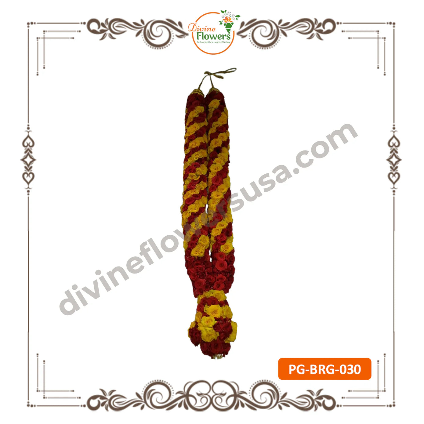 Button Rose Garlands (PG-BRG-030)