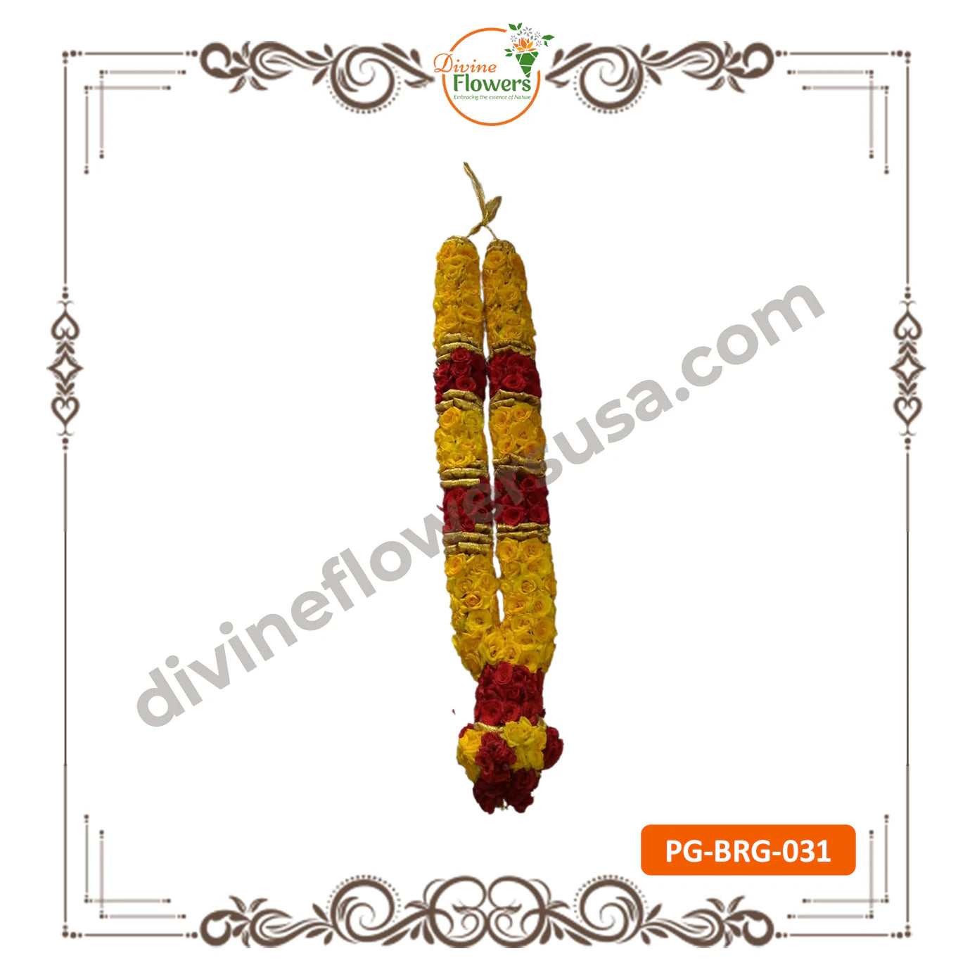Button Rose Garlands (PG-BRG-031)